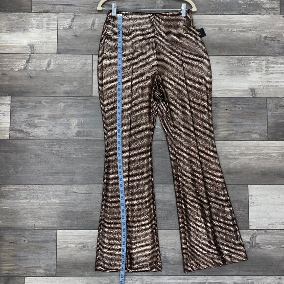 Dance Inc. Gold Sparkle Sequin Pants Sz S-M for Gorgeous Night Out Special Event - Picture 15 of 16